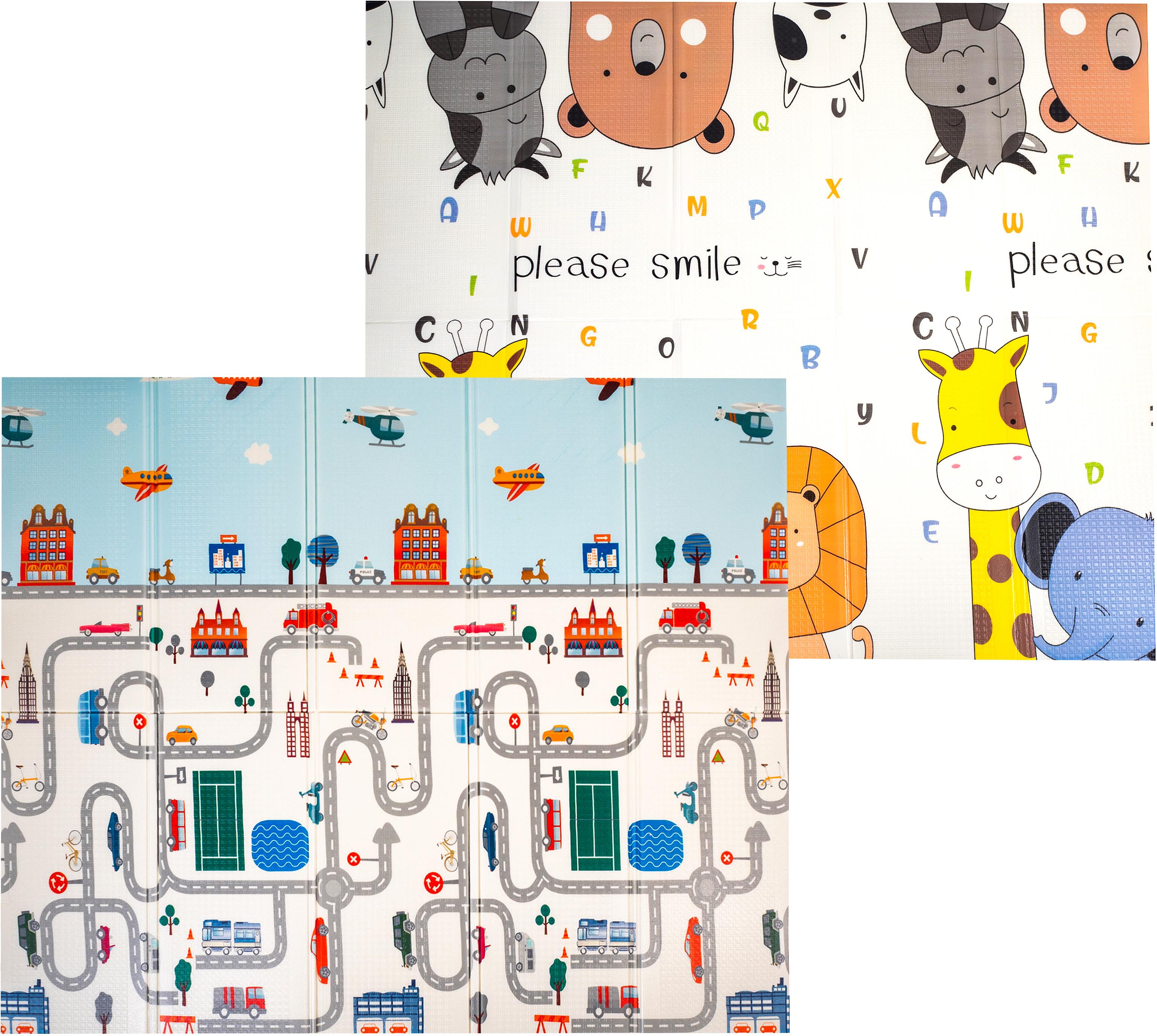 Aga4Kids Dětská skládací pěnová podložka 200 × 180 cm MR132