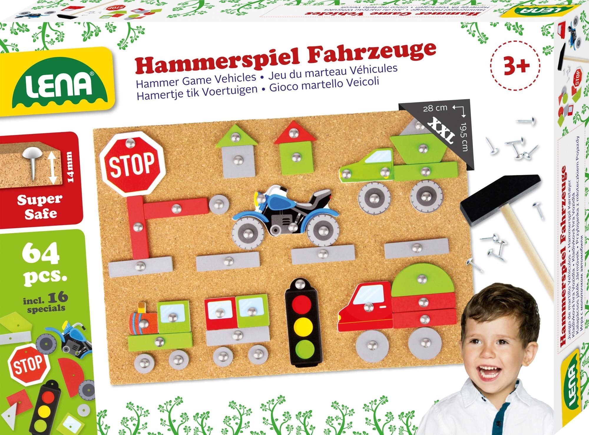 Lena Hra s kladívkem dopravní prostředky