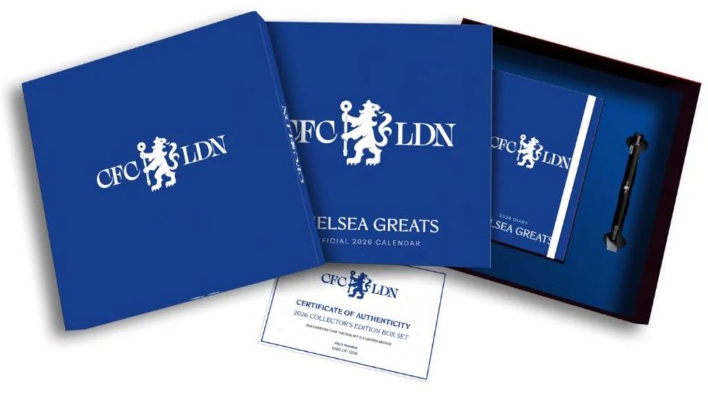 Chelsea FC - set s kalendářem