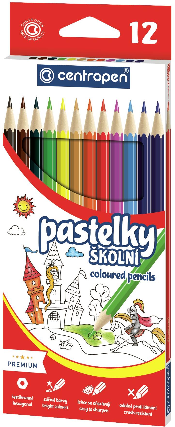 Centropen 9520 šestihranné pastelky v 24 barvách