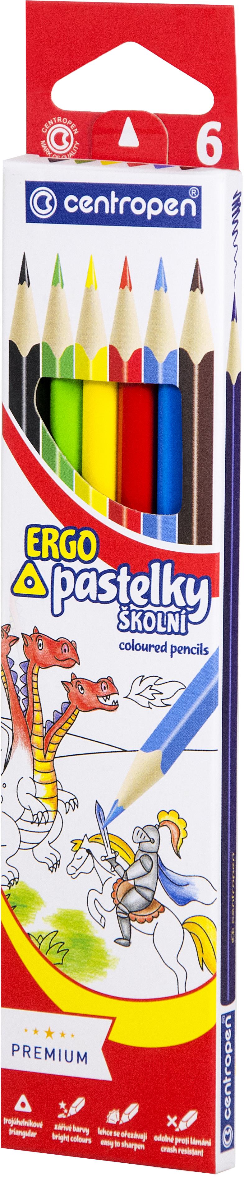 Centropen 9521 - Trojhranné 6 barev
