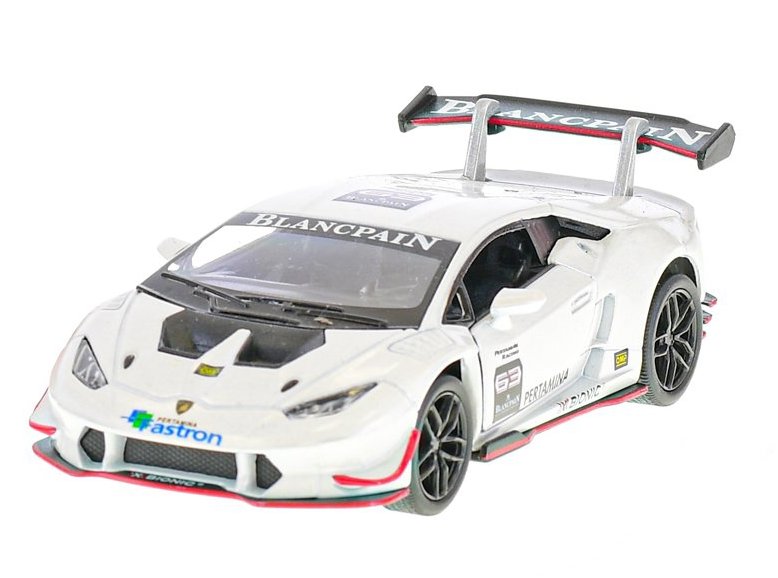 Mikrotrading Lamborghini Huracan LP620-2 1:36 12 cm, kov, na zpětný chod