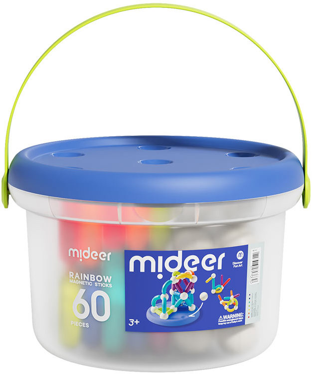 Mideer Duhová magnetická stavebnice 60 ks