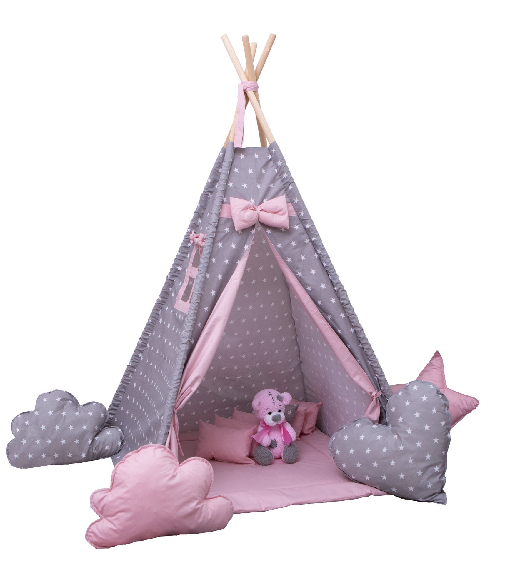 BabyTýpka teepee Stars pink