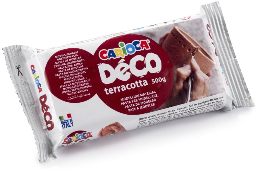 Carioca Déco terakota samotvrdnoucí modelovací hmota 500 g