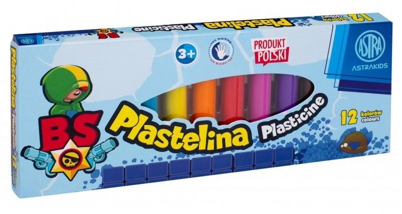 ASTRA Brawl Stars plastelína 12 barev, Leon