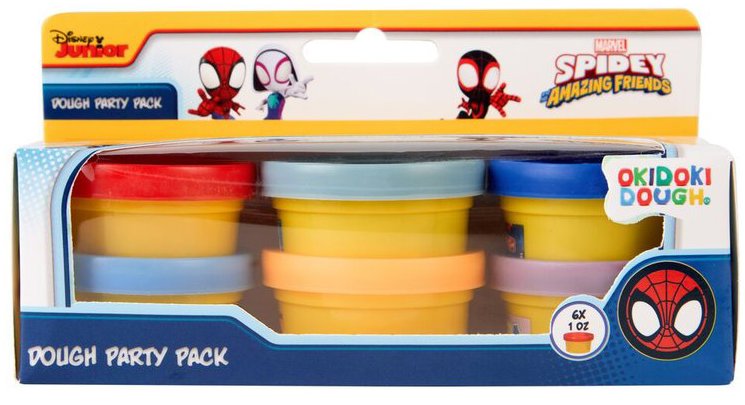Canenco Modelovací plastelína Marvel Spider-Man sada 6 mini kelímků
