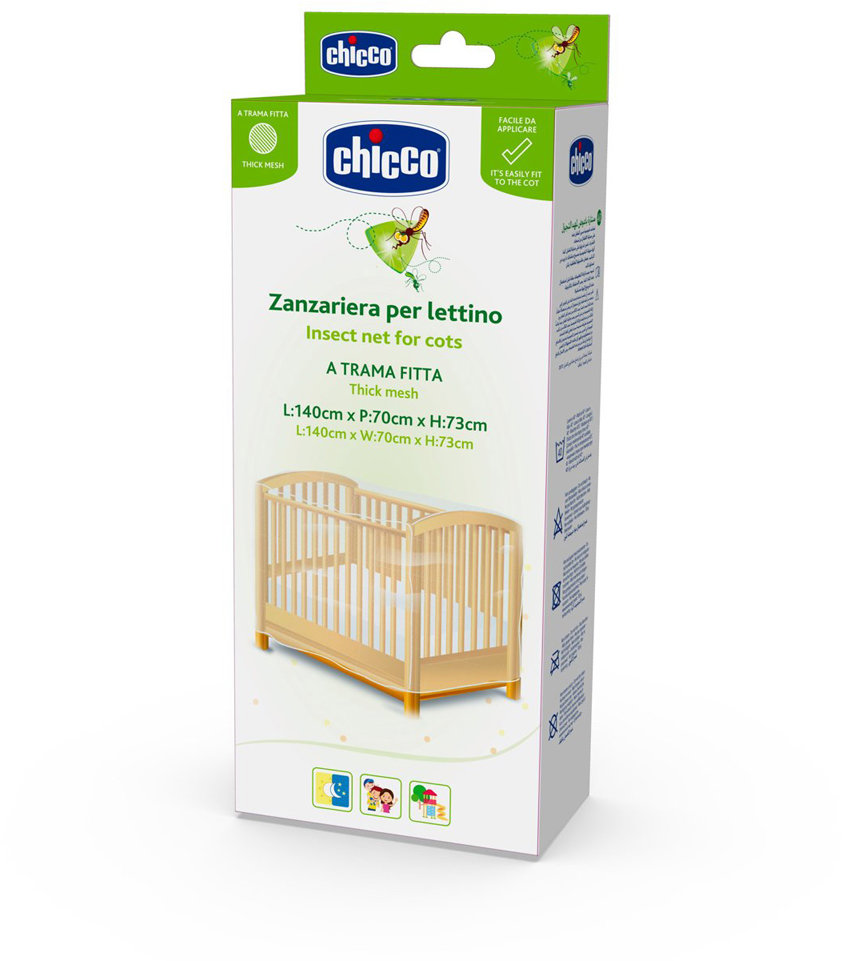Chicco Síťka proti hmyzu na postýlku 140 × 60 × 73 cm