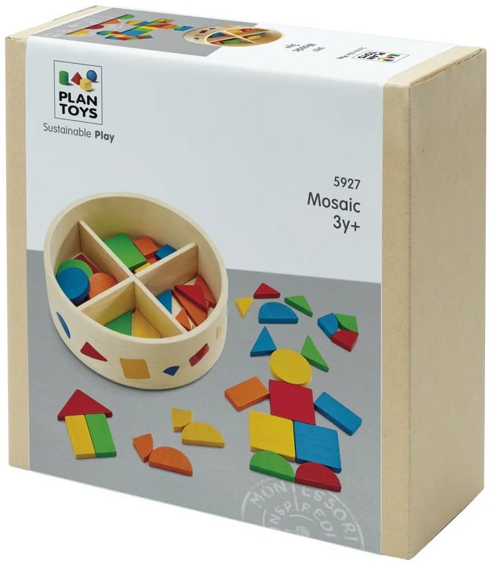 Plan Toys Mozaiky v boxu
