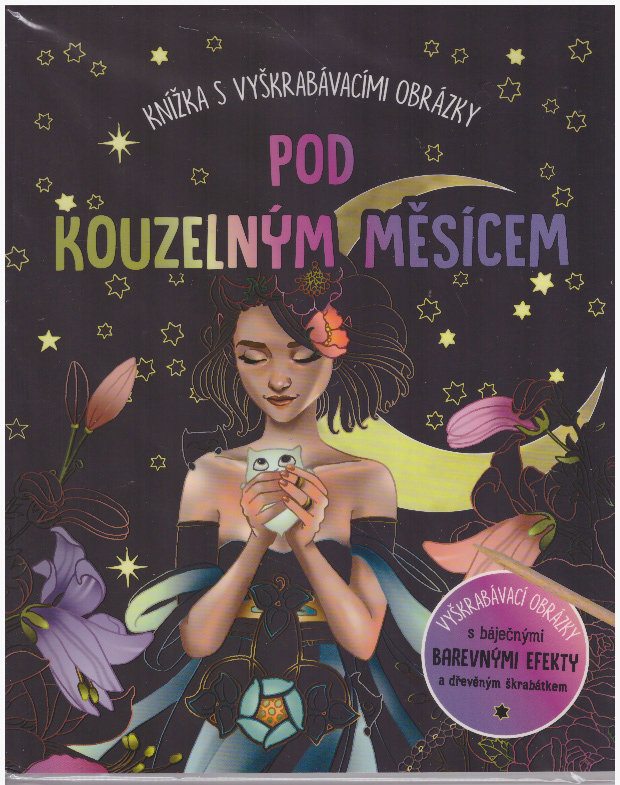 Schwager & Steinlein Pod kouzelným měsícem, knížka s vyškrabávacími obrázky