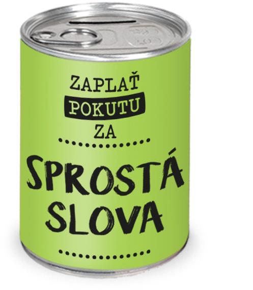 Nekupto Humorná pokladnička Sprostá slova