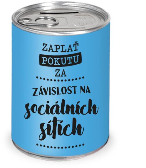 Nekupto Humorná pokladnička Závislost na sociálních sítích