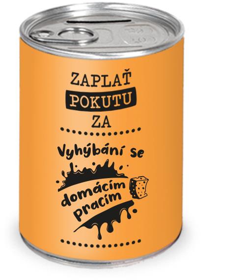 Nekupto Humorná pokladnička Vyhýbání se domácím pracím