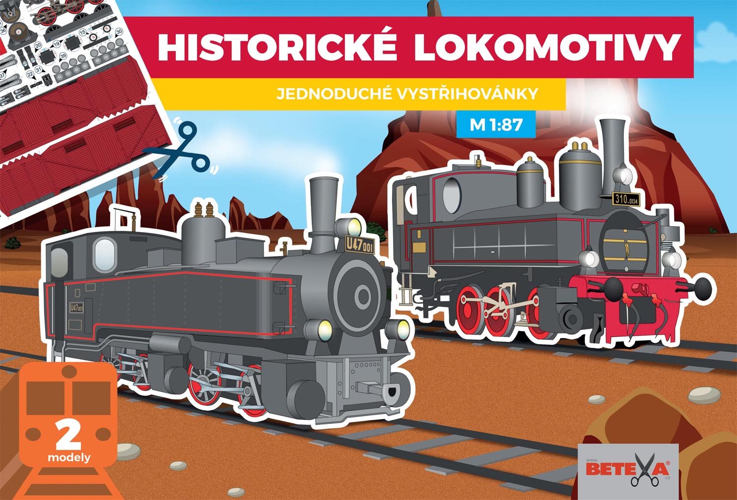 Historické lokomotivy - hračka pro děti