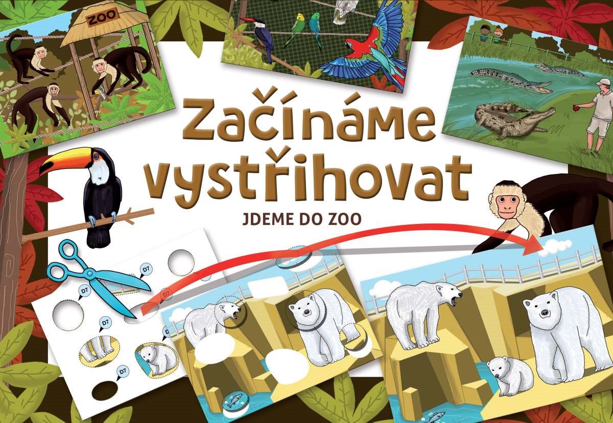 Vystřihovánka ZOO pro děti od 4 let