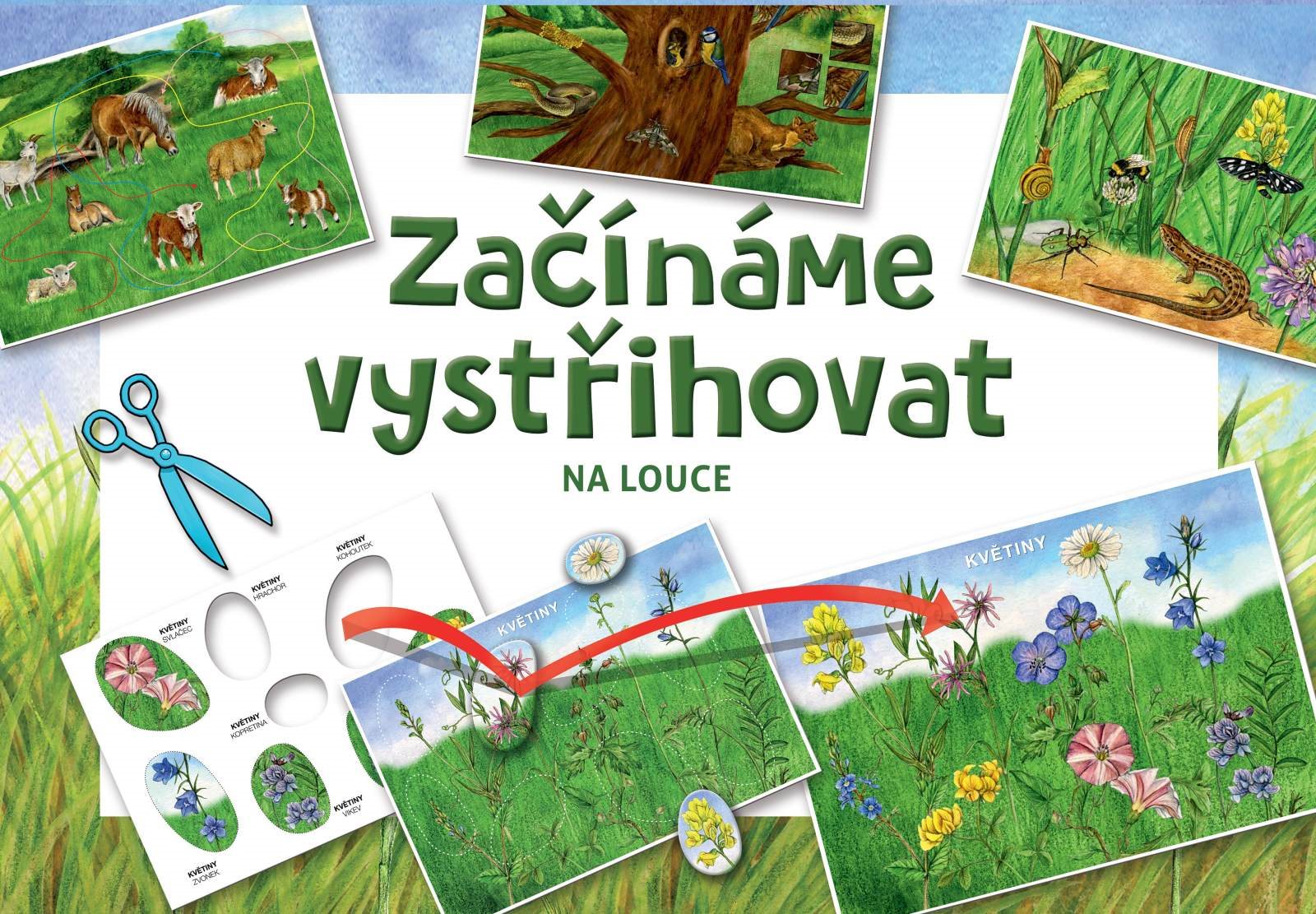 Zařízený papírový vystřihovač Na Louce pro děti od 3 let.