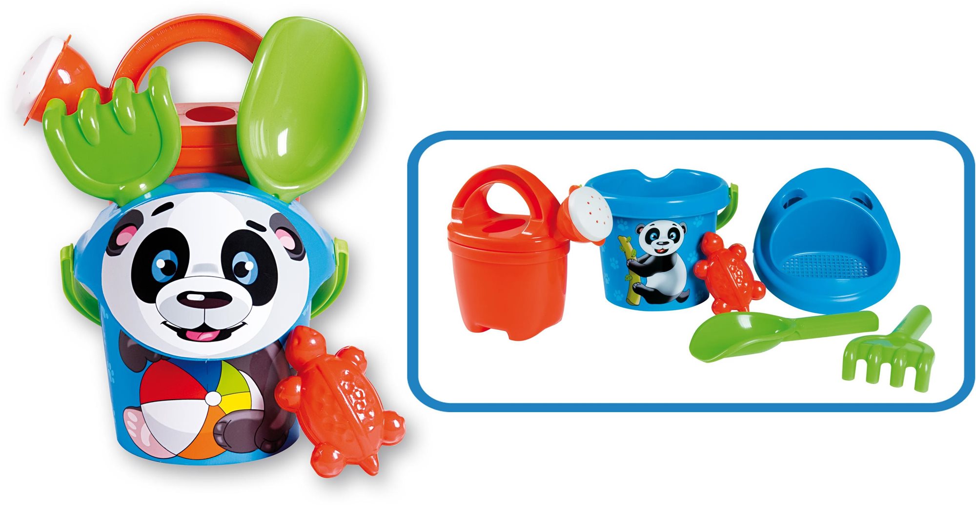 Androni Sada na písek panda s konvičkou - malá