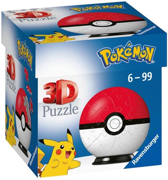 Ravensburger 3D puzzle 112562 puzzle-Ball Pokémon 54 dílků