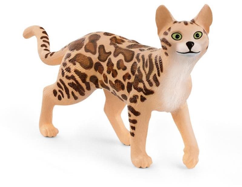 Schleich Zvířátko - kočka bengálská 13918