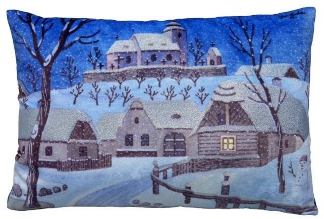 Polštář 45x30 cm Lada,Tichá noc