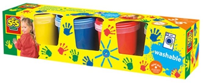 SES Prstové barvy 4x150ml