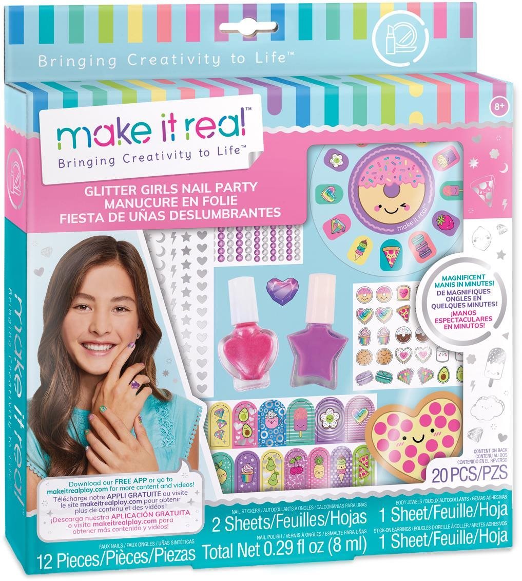Make It Real Laky na nehty se zdobením