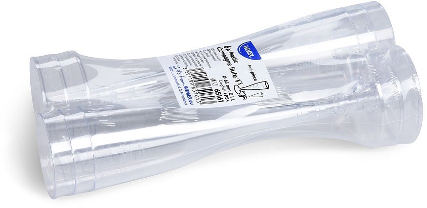 Wimex pohárek krystal na sekt 0,1, průměr 65 mm, dvoudílný - 6 ks
