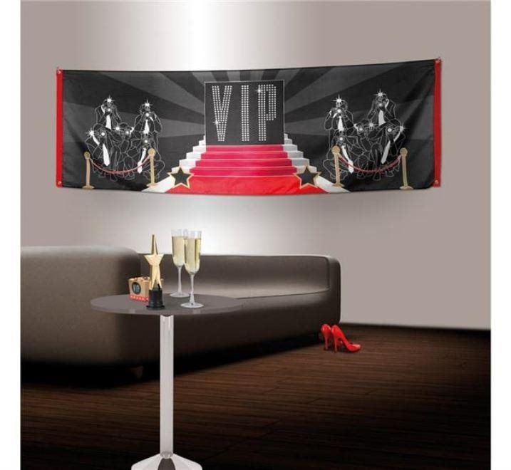 Párty banner "vip" 220 x 74 cm