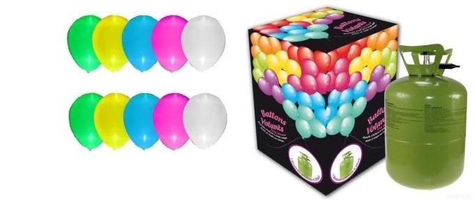 Helium sada svíticí malá párty - 200 L