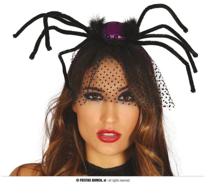 Čelenka s pavoukem - halloween