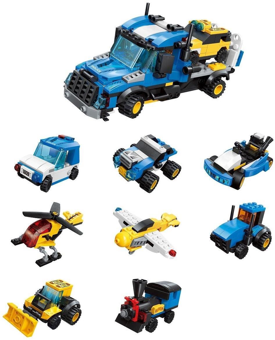 Qman City Tow truck 1809 komplet 8v1