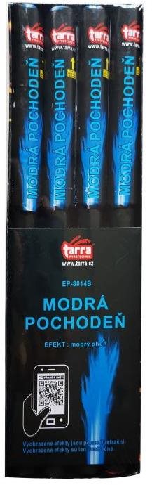 Bengálský oheň - modrá pochodeň- 4ks