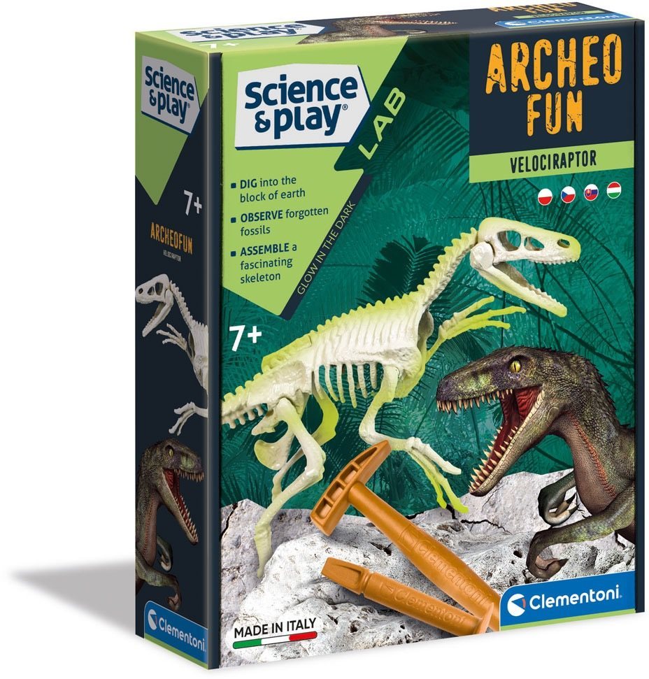 Vykopávky velociraptor