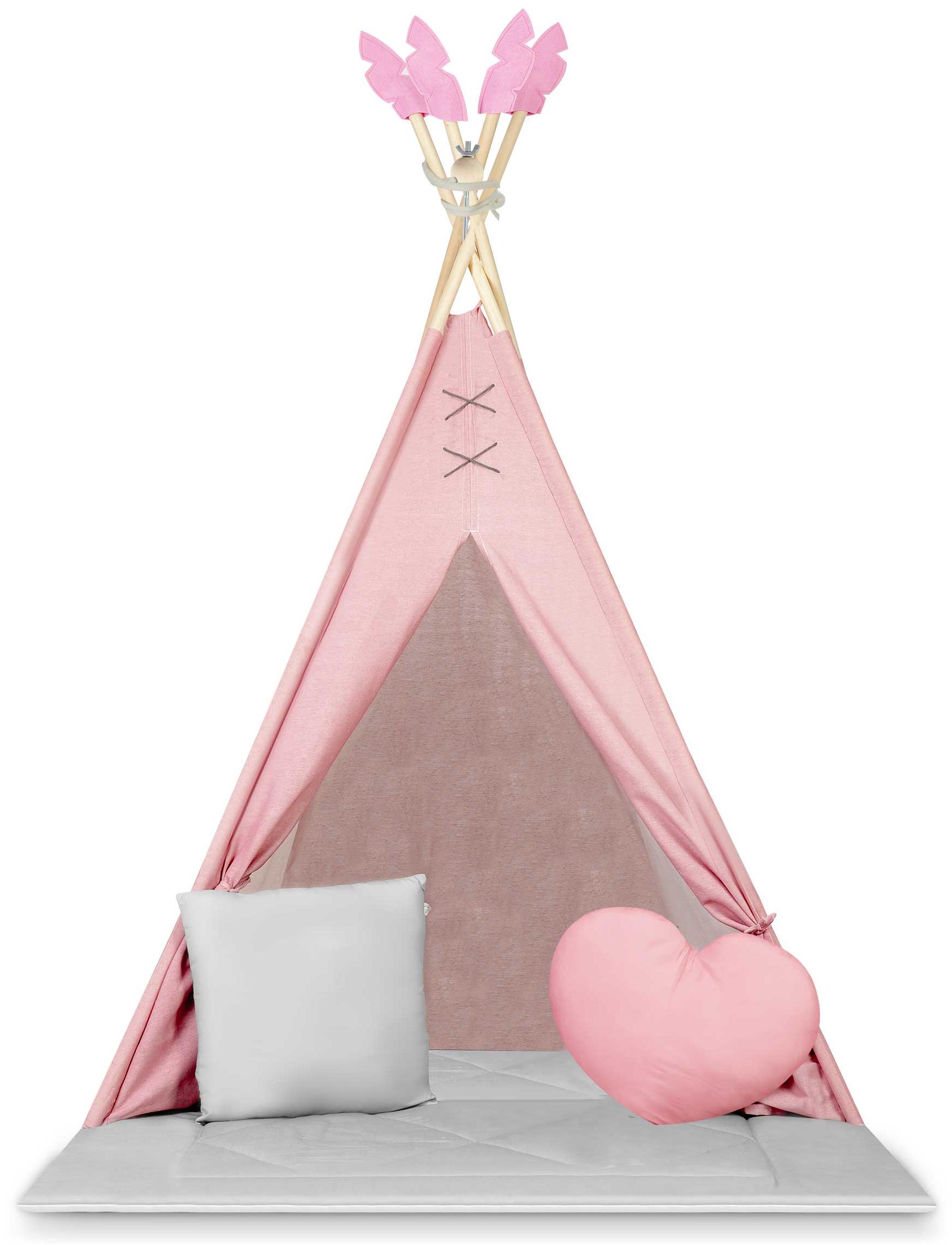 Nukido Dětský stan NK-406 - růžový