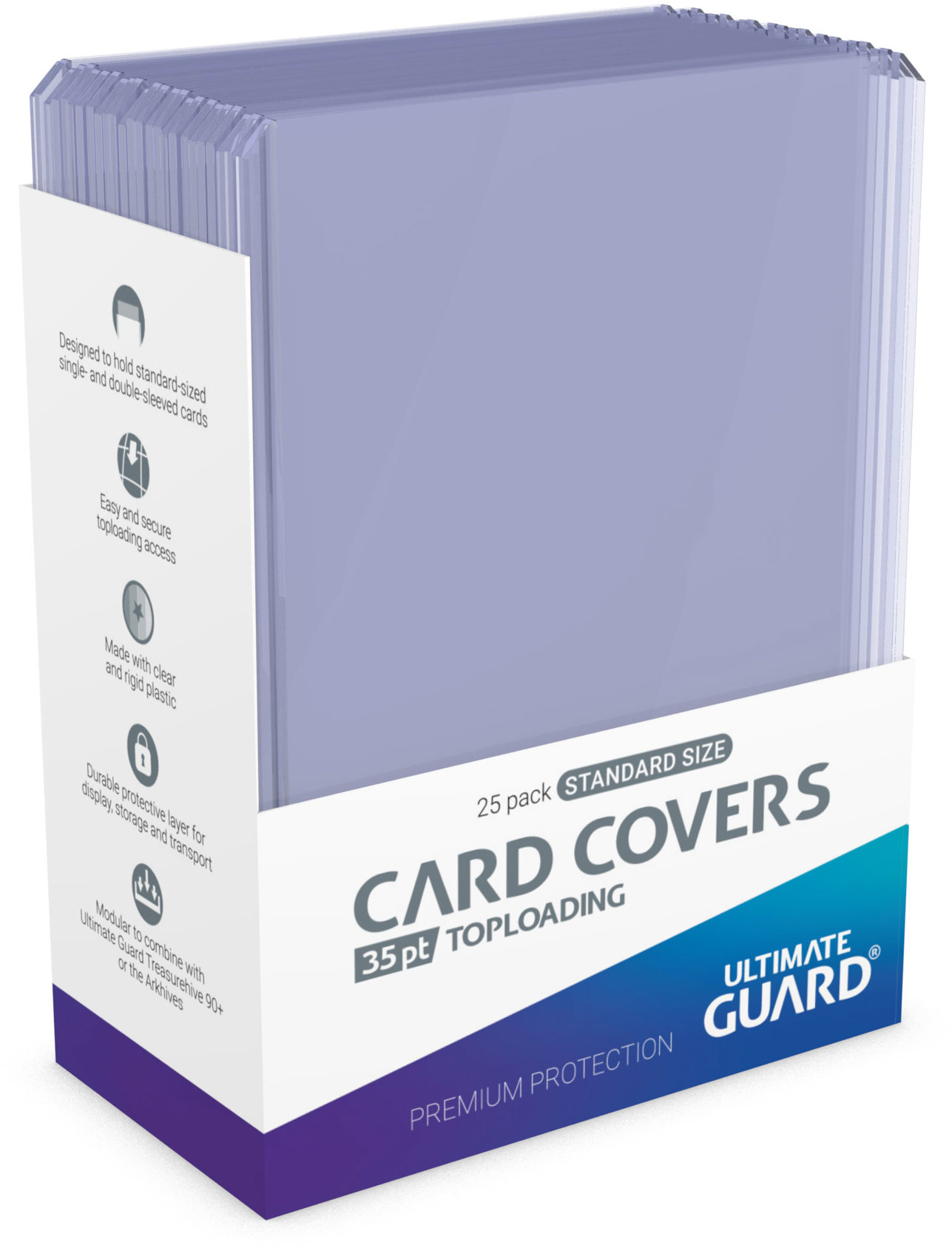 Ultimate Guard Card Covers Toploading 35 pt Clear, obaly na karty , 25 ks