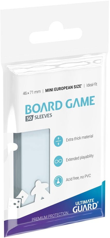 Ultimate Guard Board Game Sleeves Mini European, 50 ks