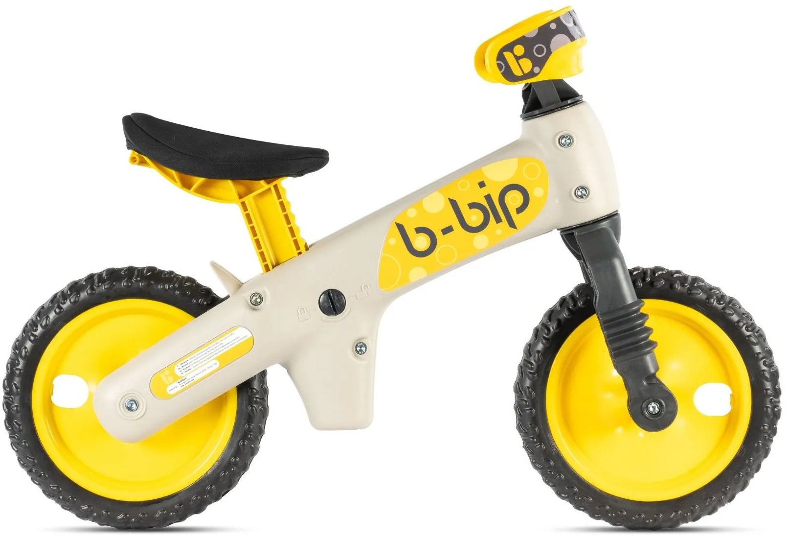 BELLELLI Balance Bike- B-BIP, žluto šedé