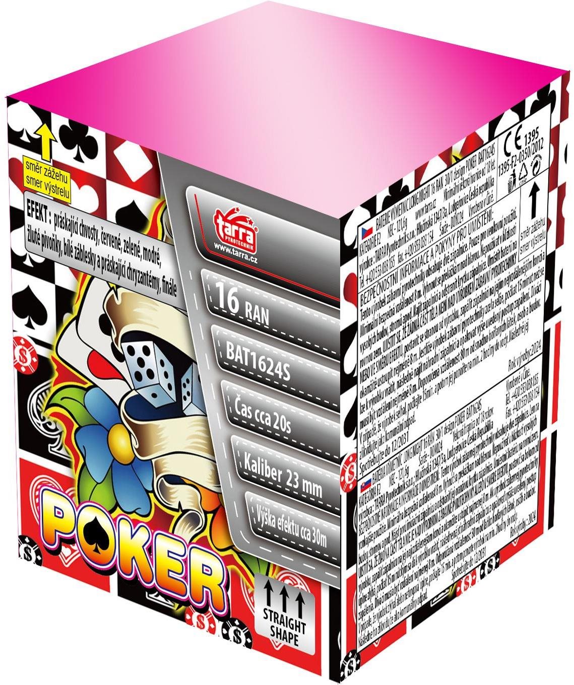 TARRA Baterie výmetnic poker 16 ran