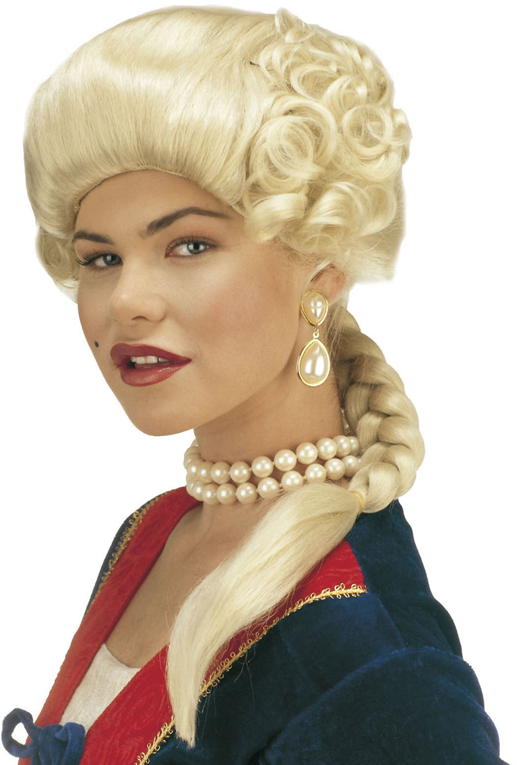 Widmann Historická paruka s copem blond