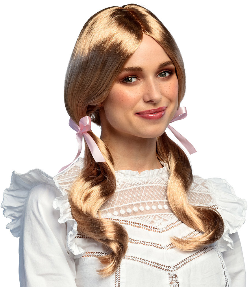 Boland Paruka blond s culíky školačka