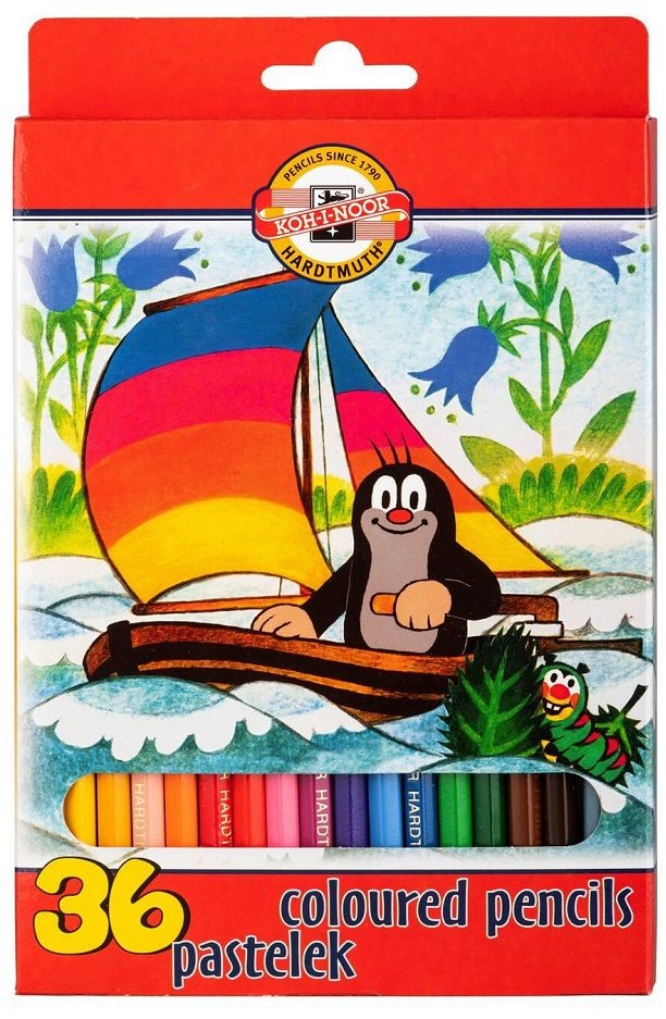KOH-I-NOOR 3655 školní Krteček, 36 ks