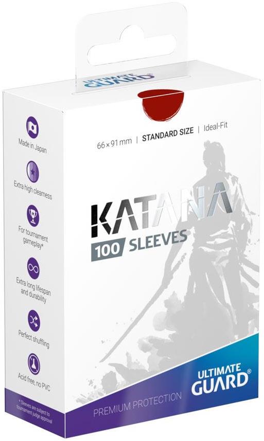 Ultimate Guard - Katana Sleeves Red 100 obalů