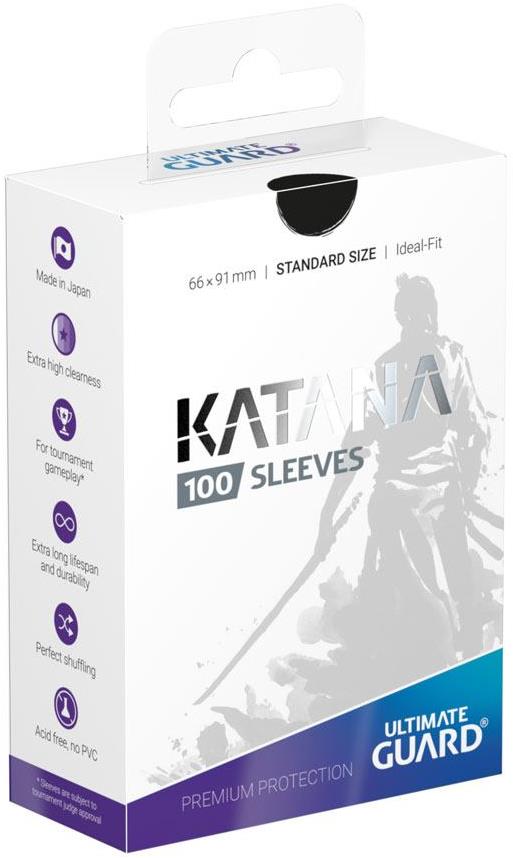 Ultimate Guard - Katana Sleeves Black 100 obalů