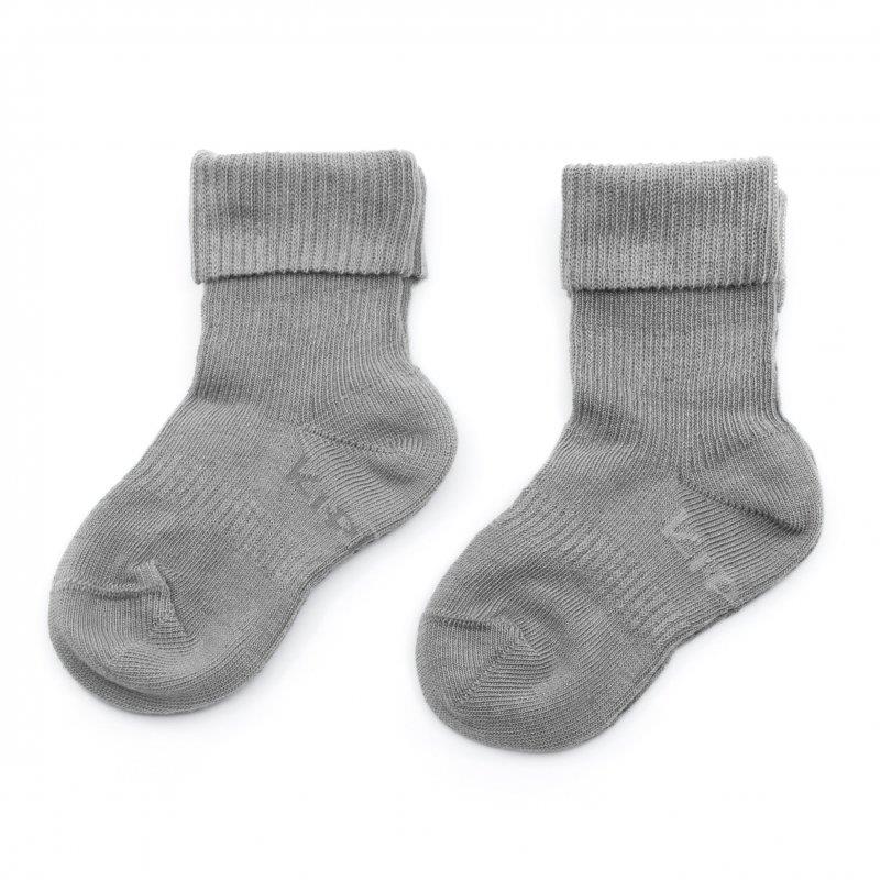 KipKep Dětské ponožky Stay-on-Socks 12-18m 2páry Grey