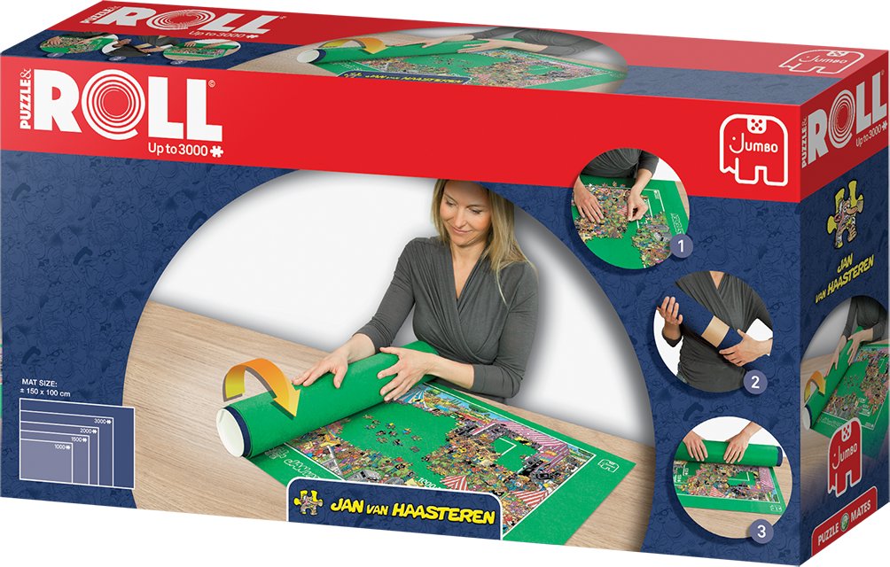 JUMBO Rolovací podložka na puzzle 1000-3000 dílků, 150 × 100 cm