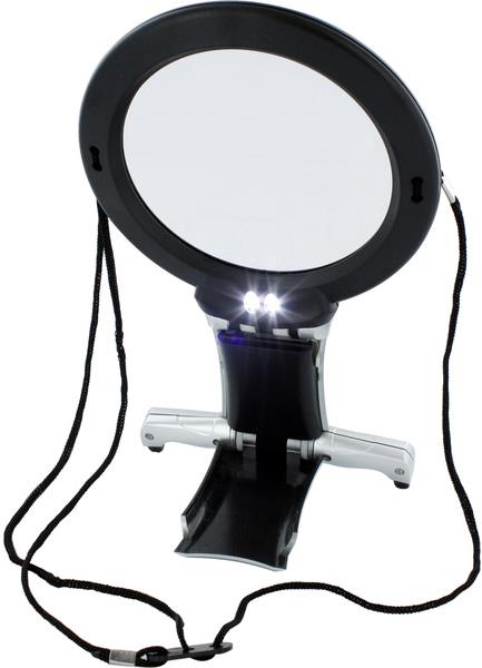 SHESTO Lightcraft stolní lupa 2 × s LED osvětlením