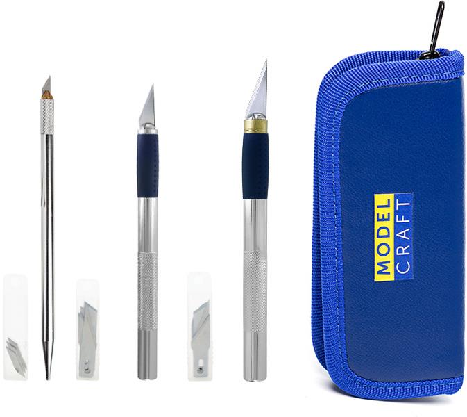 Šesté modelářské nože v pouzdru
