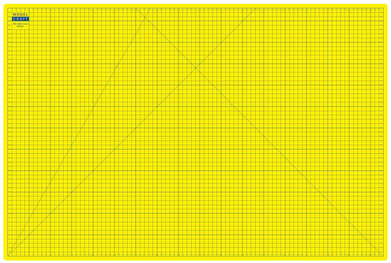Řezací podložka SHESTO Modelcraft 2 mm A1 600 x 900 mm - profesionální řezací podložka pro modeláře, dřevorytce, sochaře a všechny, kteří chtějí vyřezávat s vysokou kvalitou.