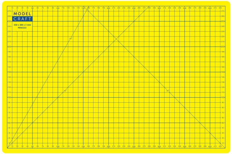 Řezací podložka Modelcraft 2 mm A3 450 x 300 mm od společnosti Shesto