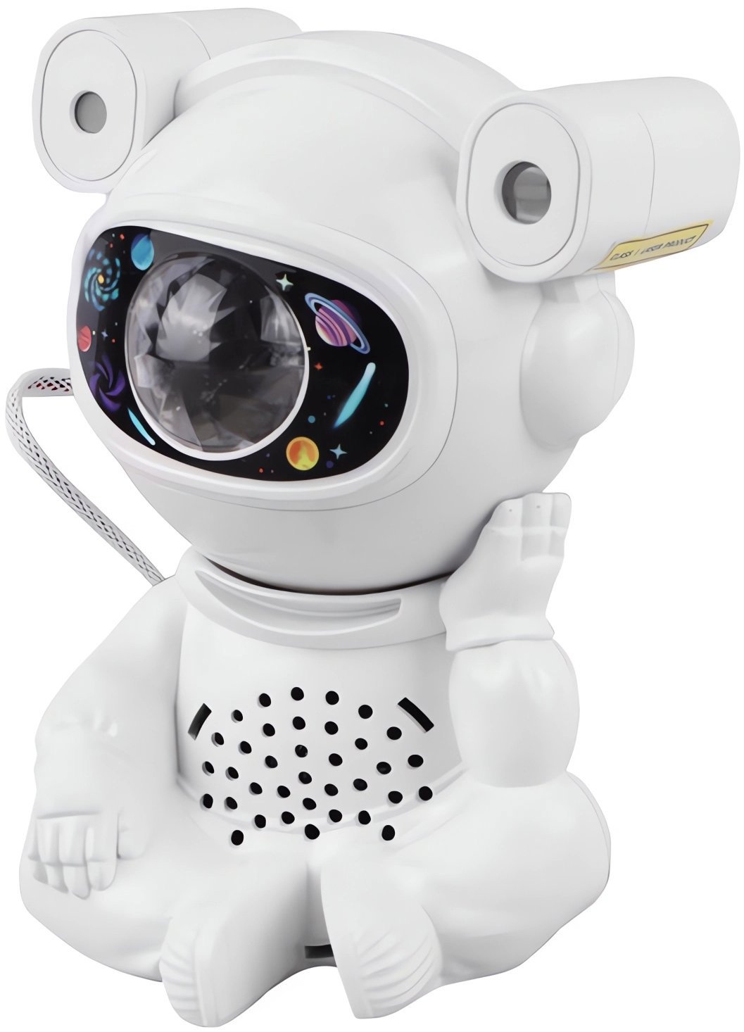 VERK 18309 Projektor noční oblohy Astronaut s Bluetooth reproduktorem, dálkové ovládání